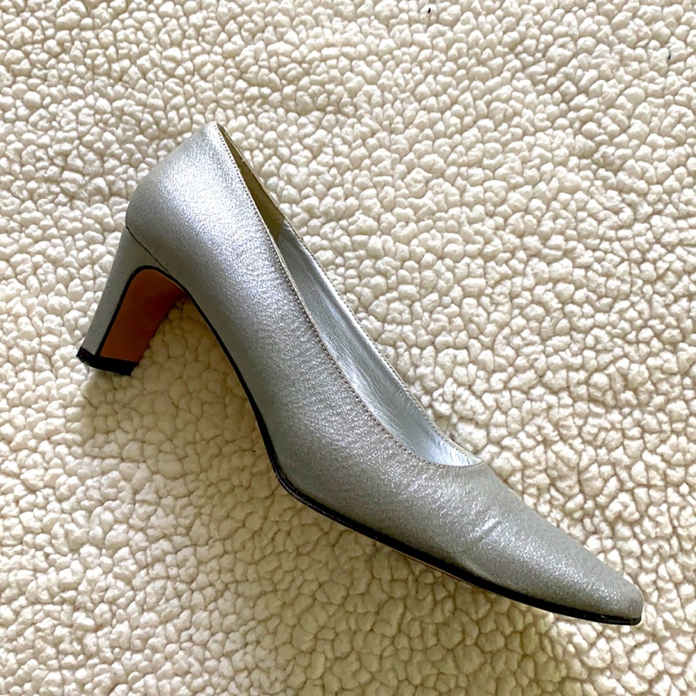 Silver Pumps